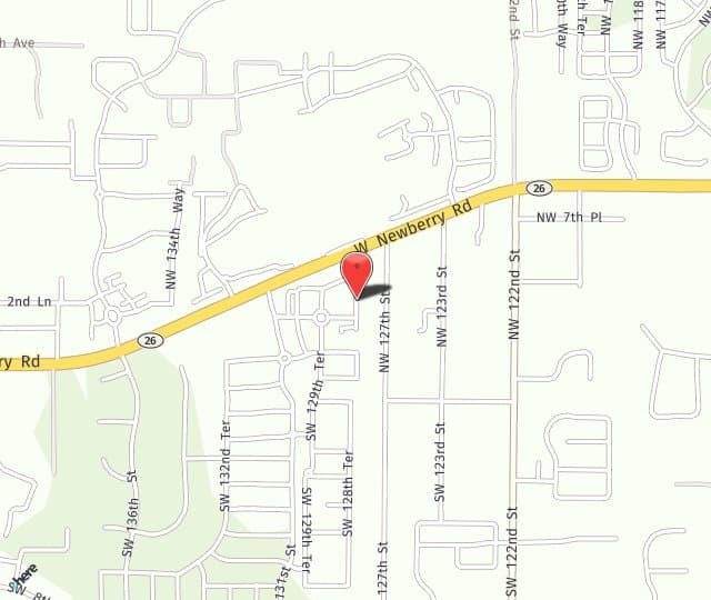 Location Map: 140 SW 128th St. Newberry, FL 32669