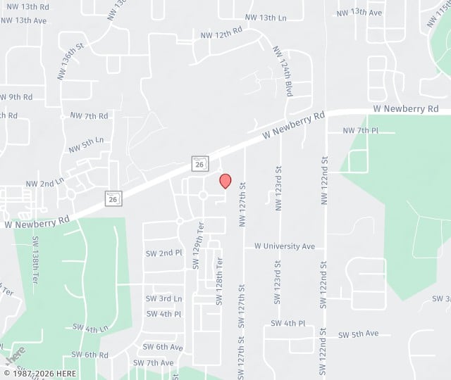 Location Map: 140 SW 128th St. Newberry, FL 32669